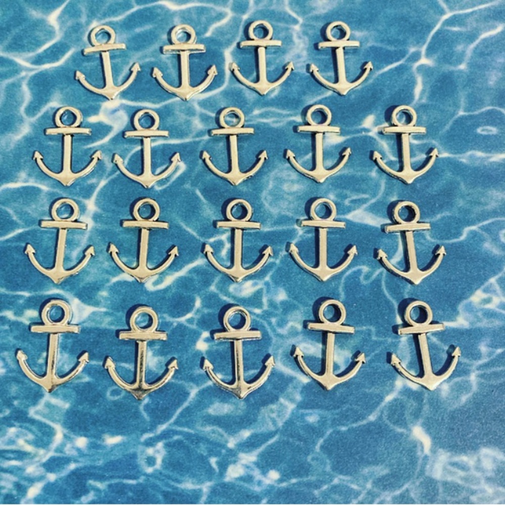 19pc Silver Anchor Charms - Silver - 19pc Set - NWOT